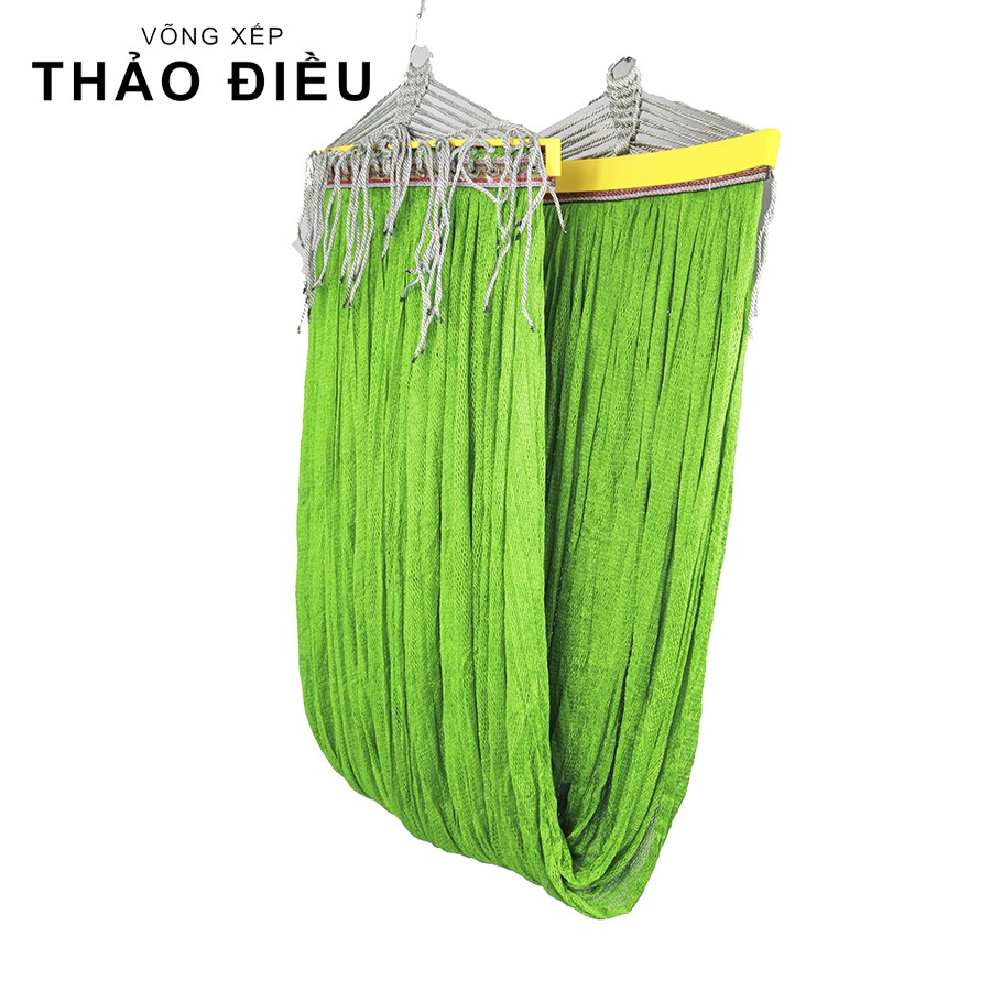 [ siêu bền] Võng lưới cán thép 70cm khổ rộng, lưới dày [100% giống hình]_Võng Xếp Thảo Điều