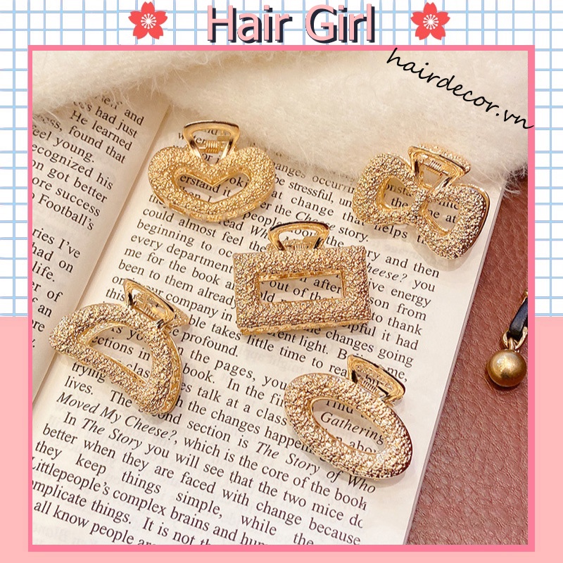 Kẹp Tóc Kim Loại Phong Cách Hàn Quốc Xinh Xắn Cho Nữ