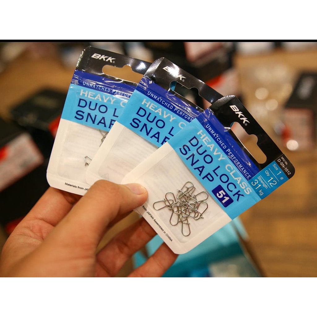 Khóa móc mồi câu cá snap Bkk, DouLock Snap-51
