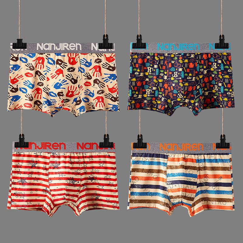 Quần Lót Nam Thông Hơi, quần Boxer Nam Cao Cấp Mềm Mịn Thoáng Khí Kháng Khuẩn Chuẩn Y Tế - QS03