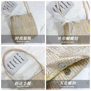 Túi Xách Nữ Đan Rơm Thời Trang Cổ Điển