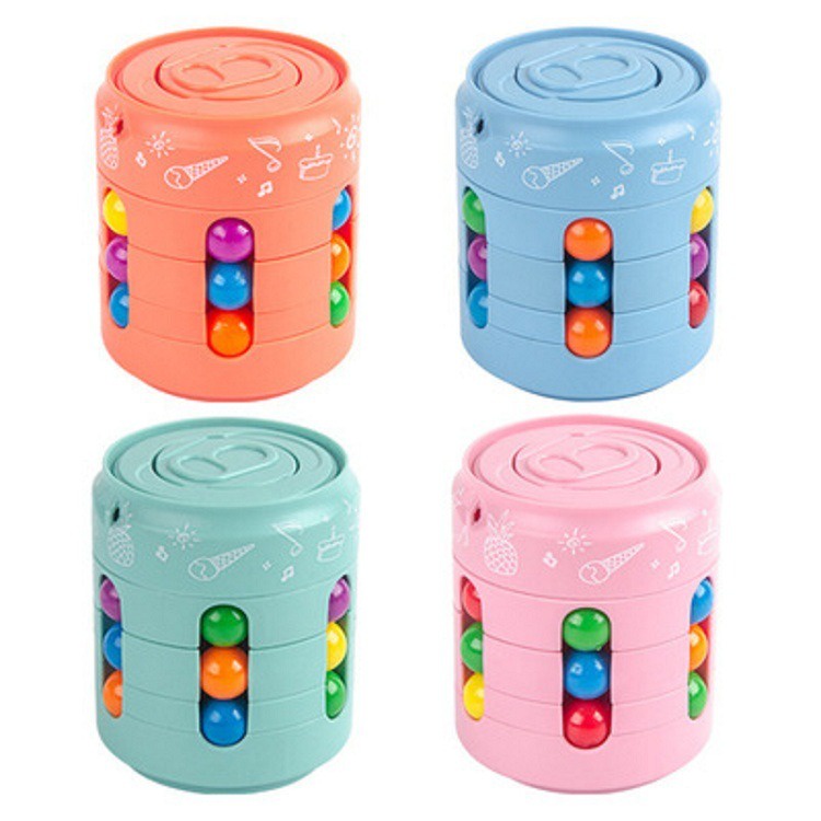 Rubik Bi Lon Nước Ngọt, Rubik Biến Thể Con Quay Hình Hạt Đậu Ma Thuật Cho Bé, Rubic Magic Bean Đẹp Mắt, Xoay Trơn, Mượt