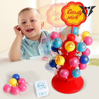 Fhloilo Lollipop Shape Balance Board Game Parent-Child Interaction Puzzle Toy