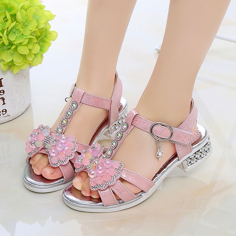 Giày Sandal Công Chúa Elsa Thời Trang Mùa Hè Dành Cho Bé Gái 2022