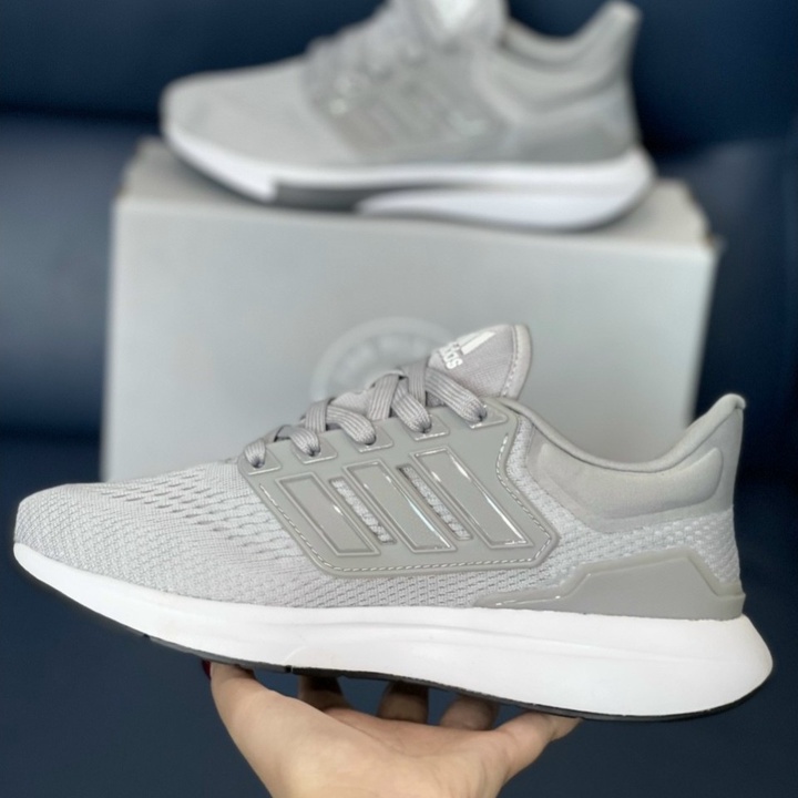 Giày thể thao adiads EQ 21 xám , giày adidas xám cao cấp nam nữ size 36_43