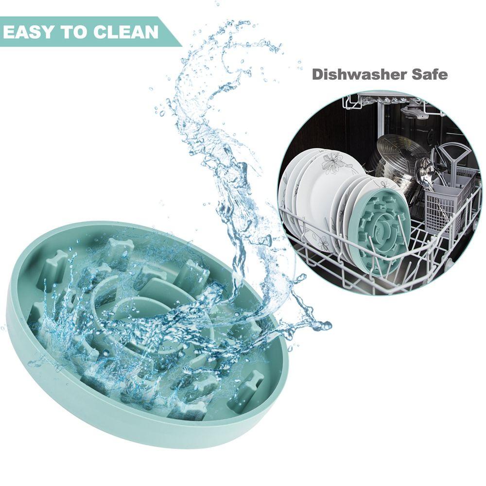 AARON1 Dog Slow Feeder Puppy Treat Non-slip For Cat Dogs Pet Supplies Food Bowl Slow Feeding Cat Bowl