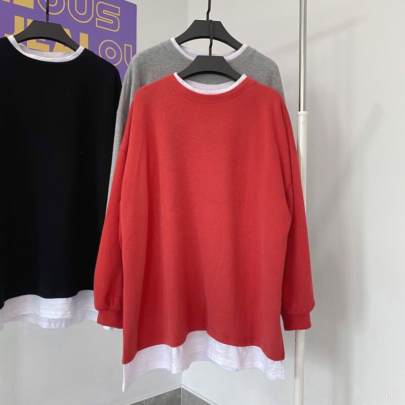 Áo nỉ pha lót trắng Kiki 5415 | BigBuy360 - bigbuy360.vn