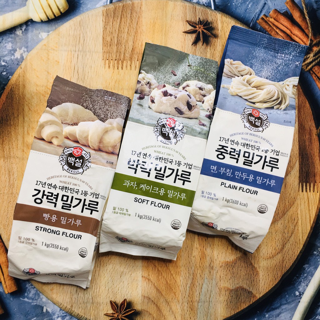 Bột Mì Thượng Hạng Beksul Hàn Quốc Gói 1Kg