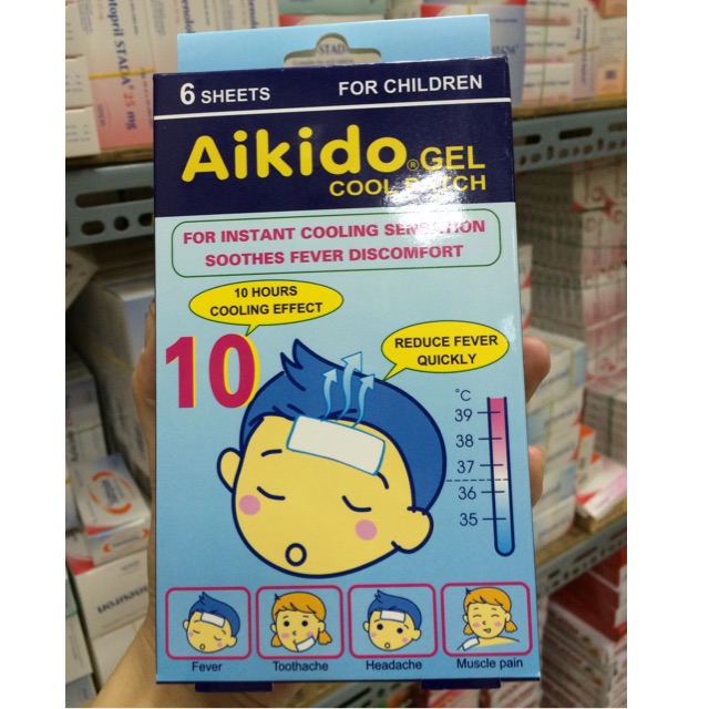 Miếng dán hạ sốt Akido cho bé
