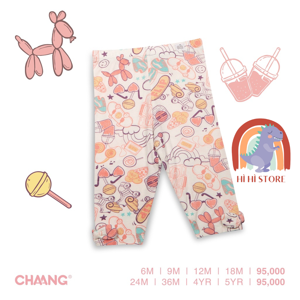 Chaang quần legging lửng bé gái Active SS2022D04