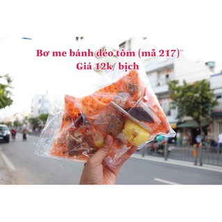 BÁNH TRÁNG BƠ ME DẺO TÔM CAY ( 2 CÁI BÁNH KÈM LY + MUỖNG )