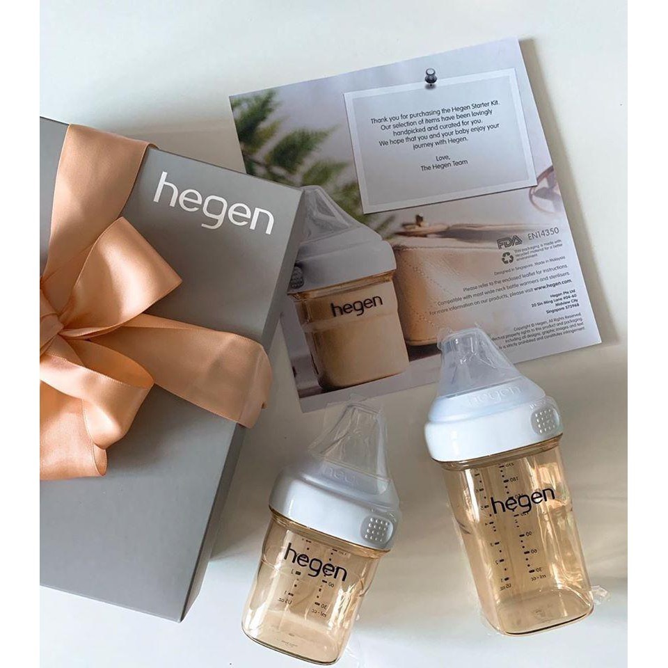 Bộ Quà Tặng Bình Sữa Hegen Cao Cấp Basic Stater Kit