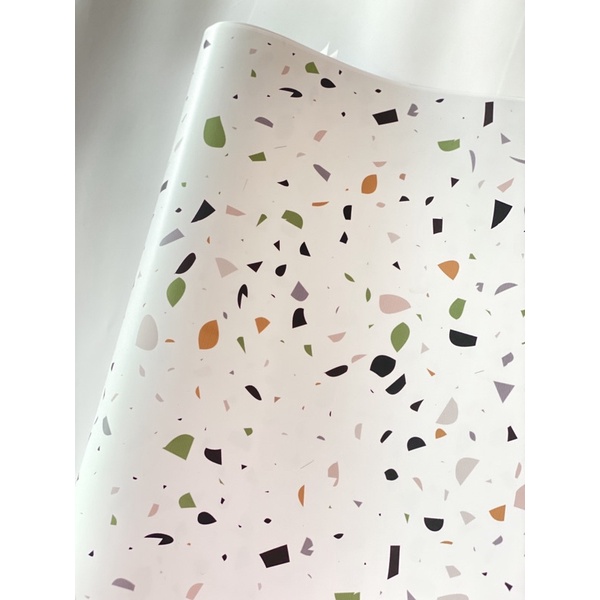 Cuộn 3m decal dán bếp terazzo - Decan phòng ngủ - Decal dán mặt bếp - Chống thấm - HN Decor