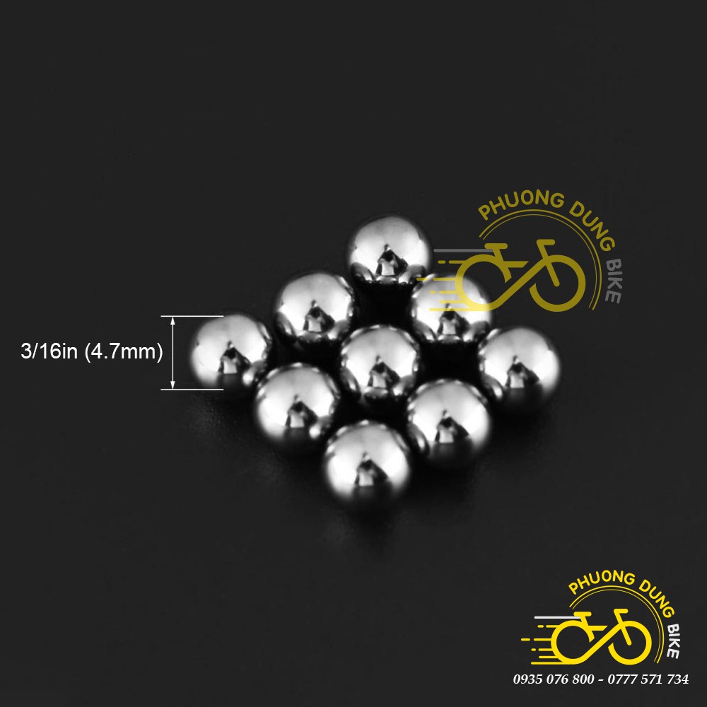 [Mã LIFEAUMAY giảm 10% tối đa 30k đơn 150k] Bi rời 3/16IN (4.7mm) cho trục côn trước xe đạp GROSS