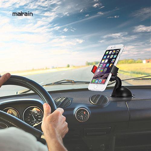 Maln_360° Giá Đỡ ĐiệN ThoạI GắN KíNh ChắN Gió Xe Hơi