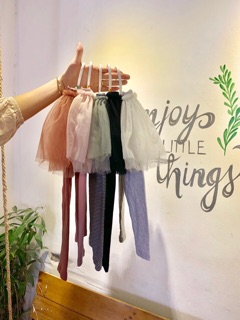 Quần legging kèm chân váy Tutu