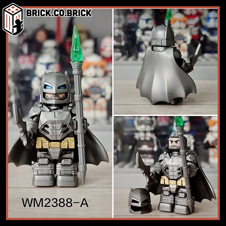 Batman Armored Suit Mới Nhất Đồ chơi Lắp ráp Siêu Anh Hùng Người Dơi Minifigure WM2388