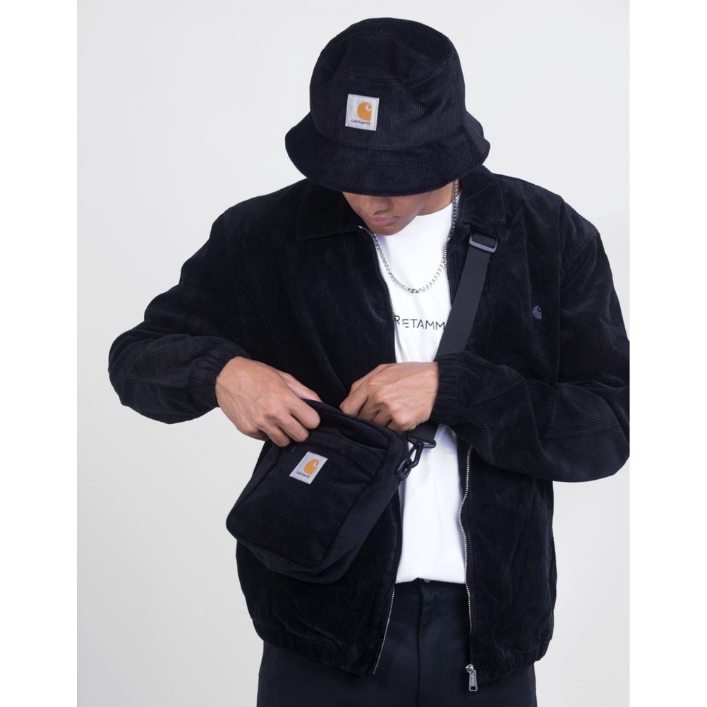 Túi đeo chéo nhung tăm CA-HAT chuẩn hãng