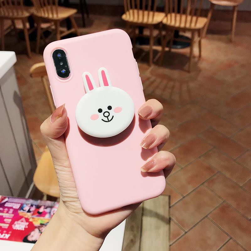 [ SAMSUNG ] Ốp Lưng Silicon Gấu - Thỏ (Kèm Phụ Kiện) - B019 | BigBuy360 - bigbuy360.vn