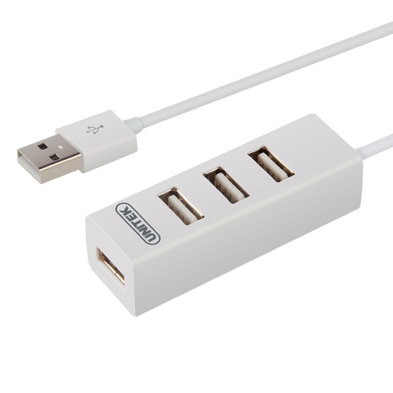 Hub chia usb 2.0 từ 1 ra 4 cổng USB Unitek Y2146 dây dài 20cm