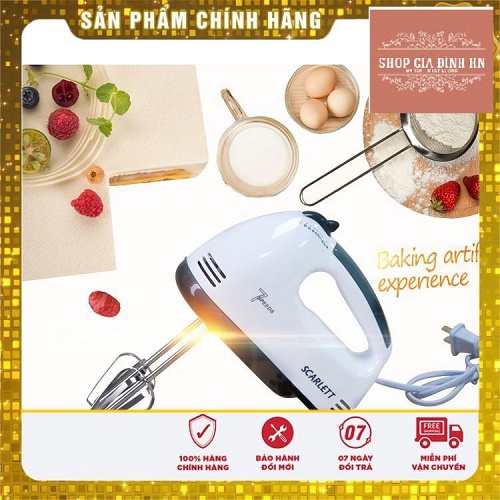 [ LOẠI 1 ] Máy Đánh Trứng Cầm Tay Mini Cao Cấp 7 Tốc Độ Cực Mạnh - Hoạt Động Êm Ái bảo hành 12 tháng