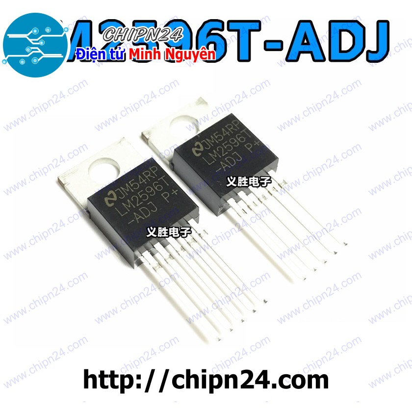 [2 CON] IC LM2596T-ADJ TO220-5 (LM2596 2596 Giảm áp ADJ 3A)