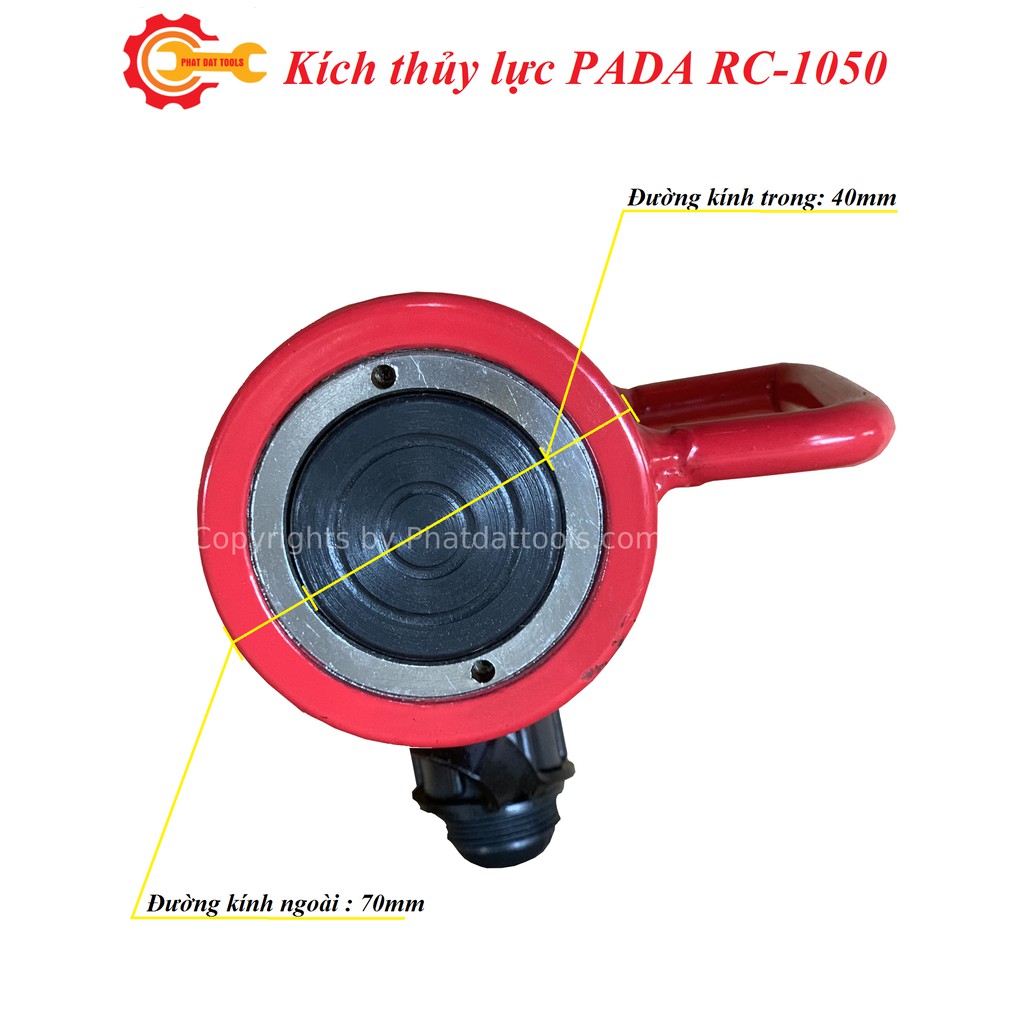 Kích thủy lực RC1050-Kích 10 tấn hành trình 50-Bảo hành 6 tháng