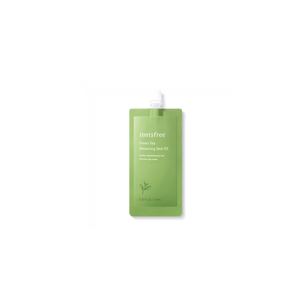 [2019] Nước hoa hồng Innisfree Da Hỗn Hợp Green Tea Balancing Skin Ex - 10ml