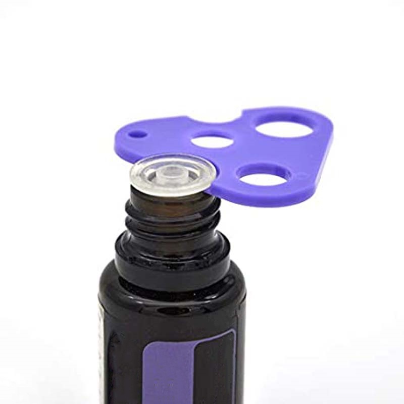 Dụng cụ mở nắp chai tinh dầu hình tam giác bằng nhựa đa năng màu sắc ngẫu nhiên