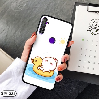 Ốp lưng nhám in hình 3D Realme 5 Pro