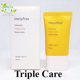 Mẫu mới 2019] kem chống nắng innisfree intensive sunscreen spf50+ pa++++