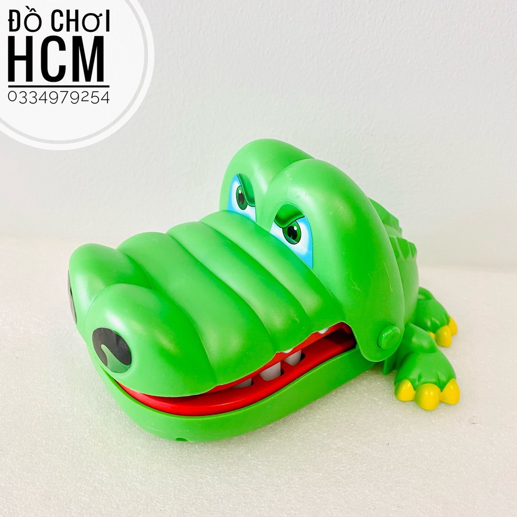 Đồ chơi khám răng cá sấu cắn tay vui nhộn dành cho bé giải trí giúp phát triển khả năng phản xạ cho bé