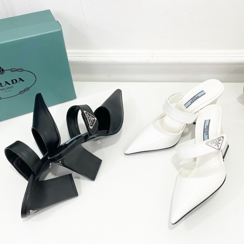 Sục prada gót dẹt mũi nhọn fullbox