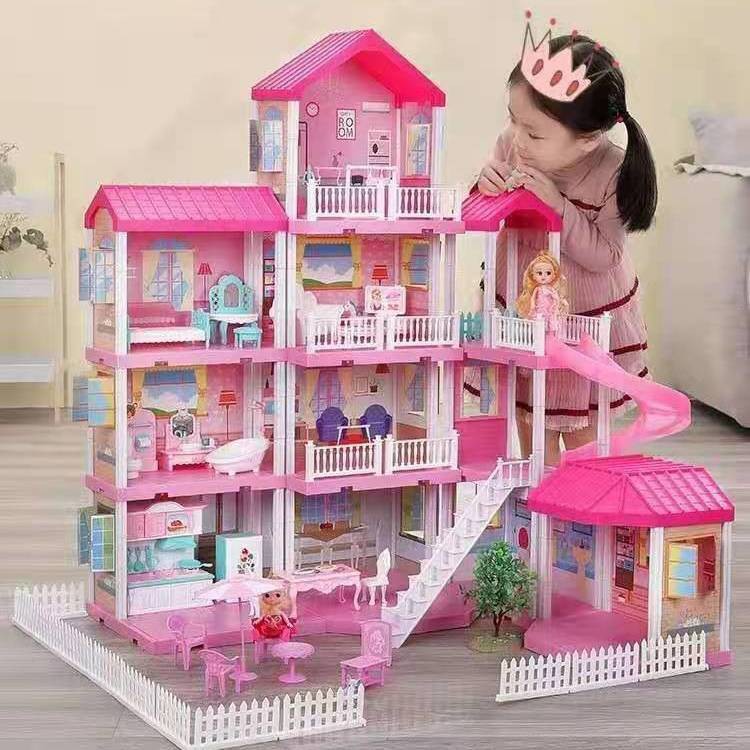 Ngôi Nhà Búp Bê Barbie Xinh Xắn Đáng Yêu Cho Bé Gái