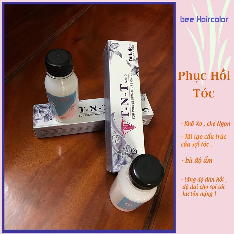 Phục Hồi Tóc Hư Tổn (Gói 30ml dùng cho 2-5 lần ủ)Giúp bù bộ ẩm , tái tạo cấu trúc của sợi tóc, tăng dộ đàn hồi cho tóc .