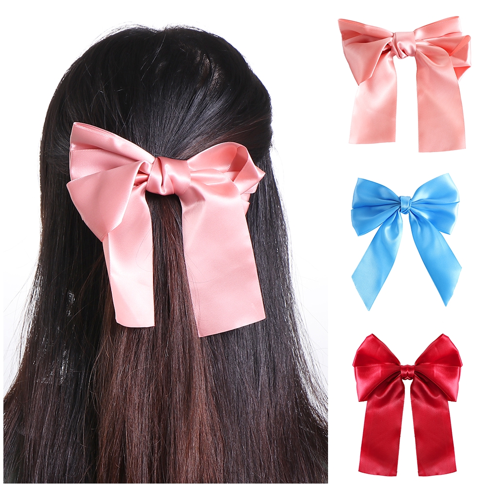 Accessories Women ' s Fashion Bowknot Large Ribbon Big Bow Hairbands