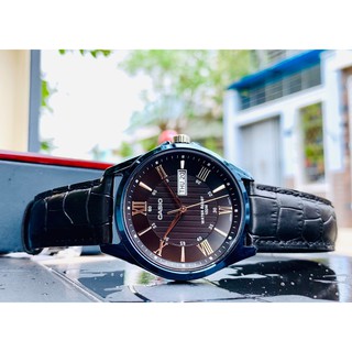 ĐỒNG HỒ NAM CASIO MTP - 1384BUL -1AVDF ( Dây đen, mặt đen )