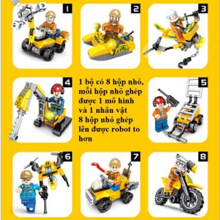 BỘ LẮP RÁP ROBOT SEMBO BLOCK