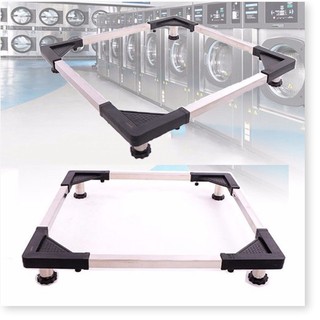 Kệ kê chân tủ lạnh máy giặt chân inox tiện dụng