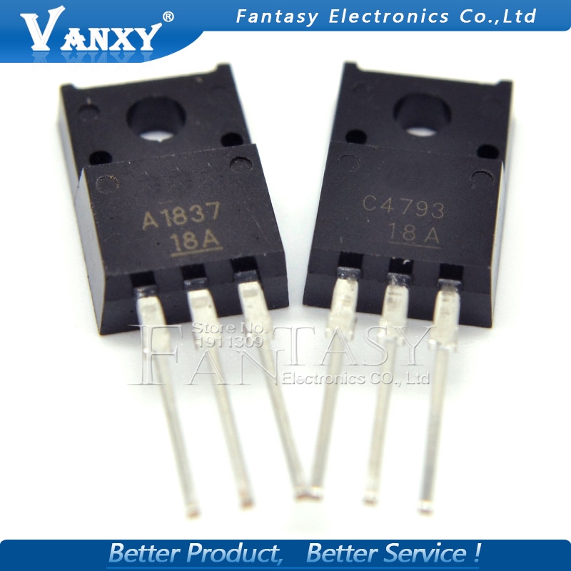 Bộ 20 Bóng Bán Dẫn 2sc4793 To220 10pcs 2sa1837 To-220 C4793 A1837 230v 1a | BigBuy360 - bigbuy360.vn