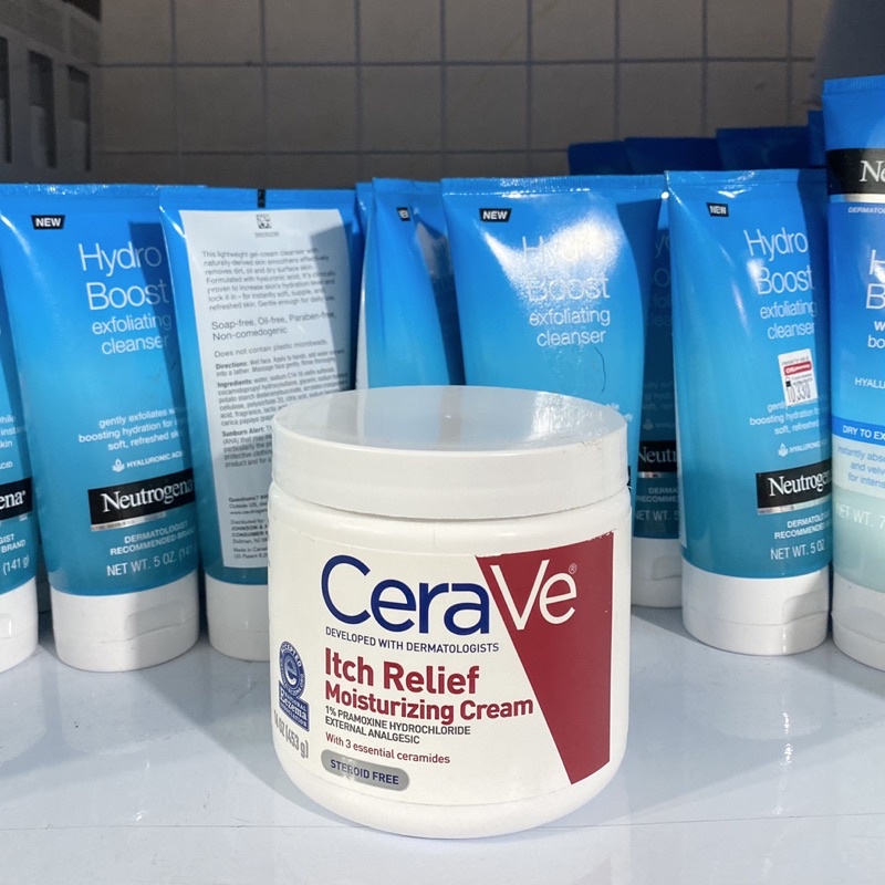 Kem dưỡng ẩm CRV Itch Relief Moisturizing Cream cho da chàm ngứa