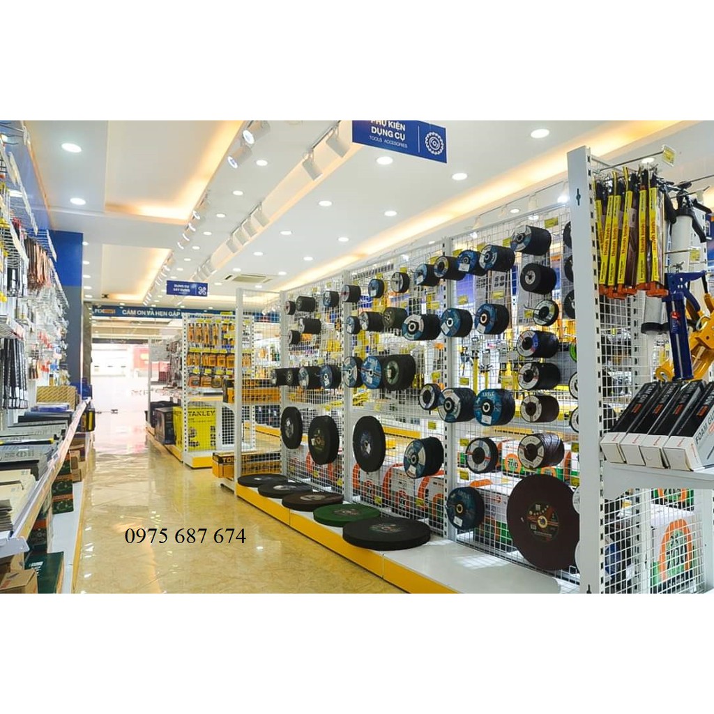 Khung lưới treo đồ siêu thị Dài 70cm, Rộng 40cm, Cao 150cm gồm 1 sàn