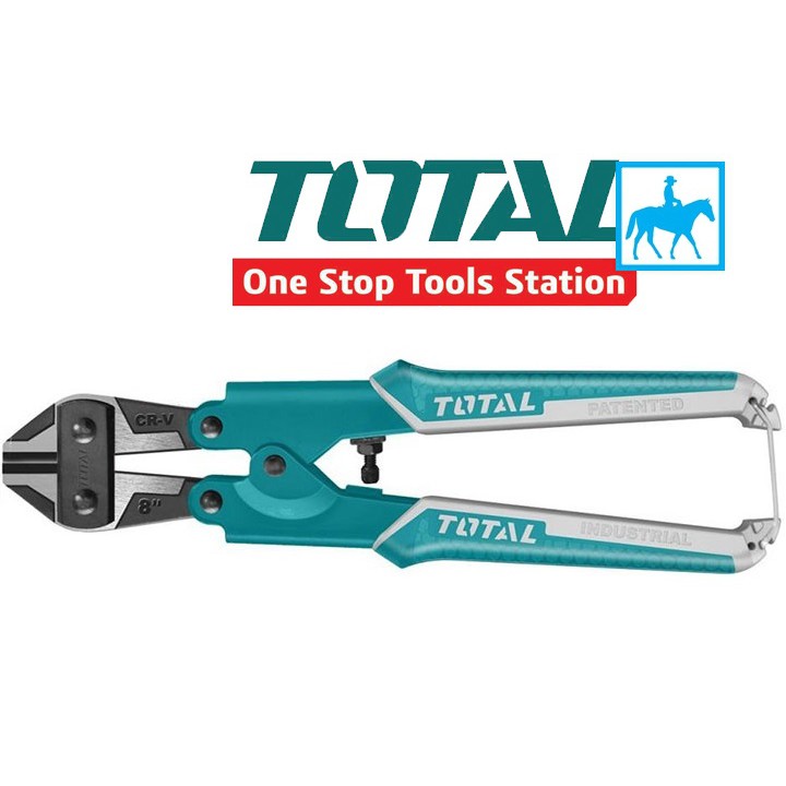 TOTAL Kềm Cắt Sắt Kìm Cộng Lực 8inch 200mm Mini CRV Bolt Cutter THT11386