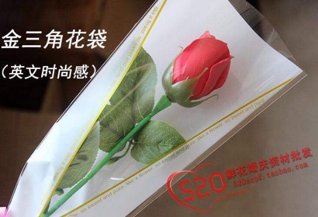 TÚI GÓI HOA 1 BÔNG- xấp 50 túi | BigBuy360 - bigbuy360.vn