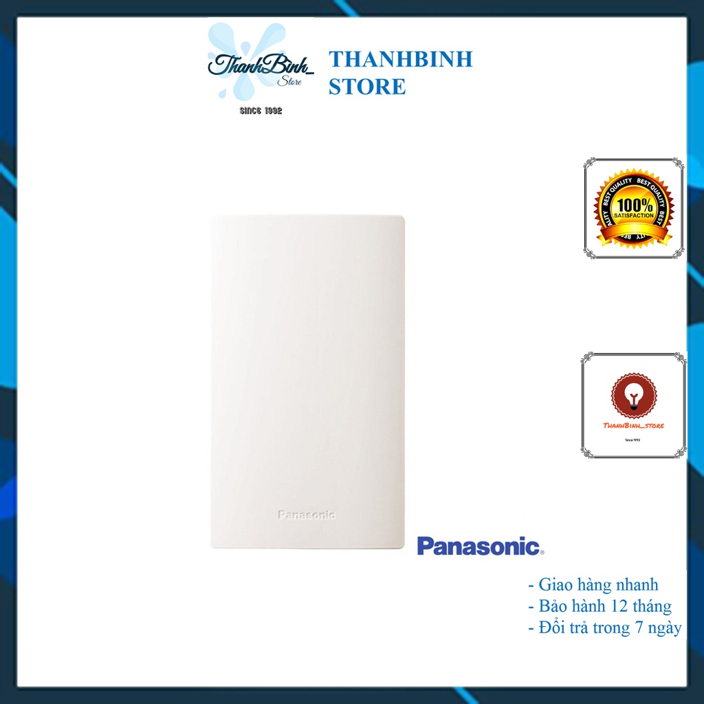 MẶT CHE TRƠN PANASONIC LOẠI WIDE/ MẶT CHE TRƠN PANA- (MÀU TRẮNG)