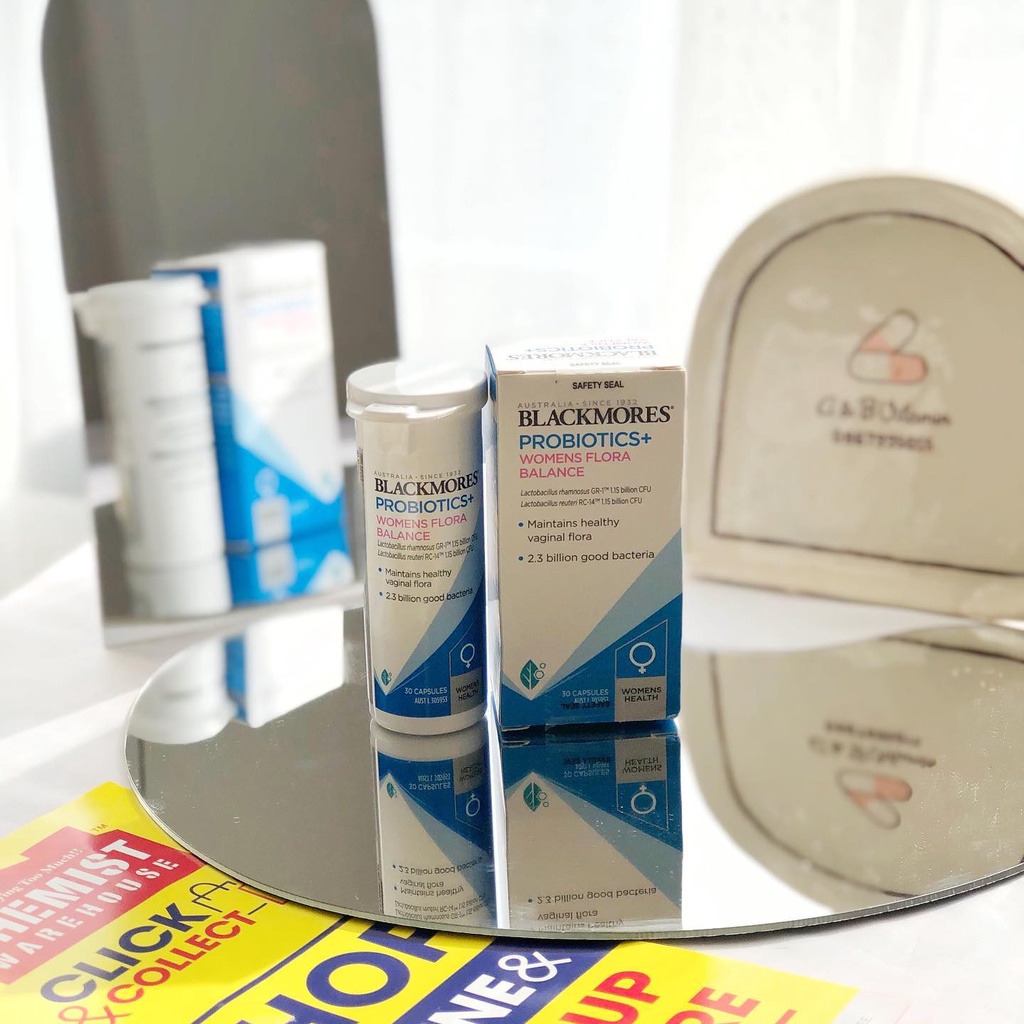 Viên Men vi sinh Blackmores Probiotics+ Womens Flora Balance lọ 30 viên