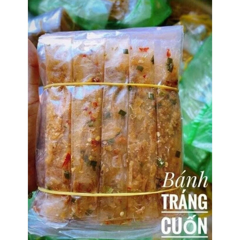 BÁNH TRÁNG DẺO CUỐN HÀNH PHI (1bịch/5cuốn sẵn)