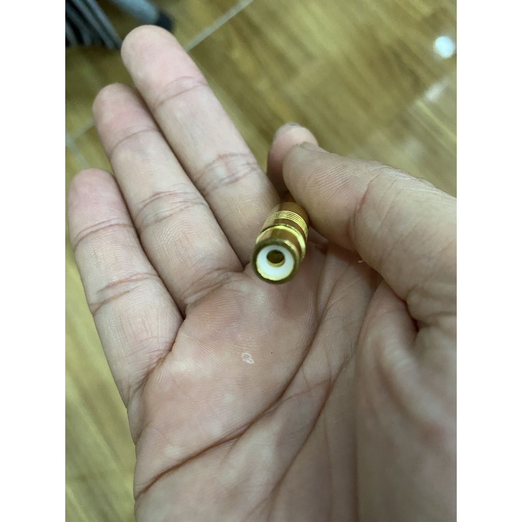 Jack Chuyển 6.5mm Sang AV - 6 Ly Ra AV Hoa Sen (loại tốt) mạ đồng
