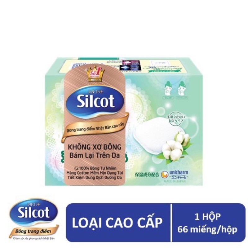 Bông tẩy trang/ đắp dưỡng Silcot