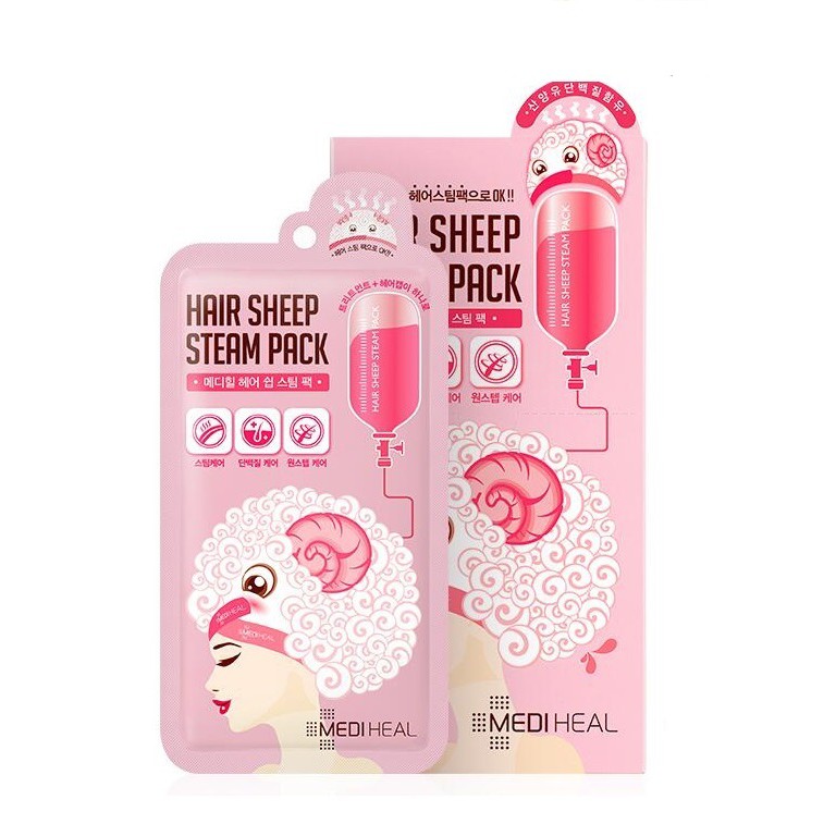 MẶT NẠ Ủ TÓC MEDIHEAL HAIR SHEEP STEAM PACK